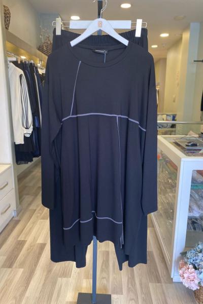 Ceremony Biye Kombinli Pantolonlu Bambu Takım Siyah