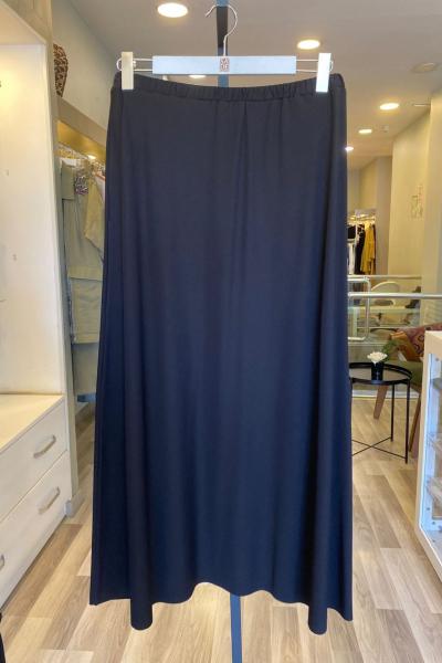 Ceremony Belden Lastikli Kloş Bambu Etek Siyah