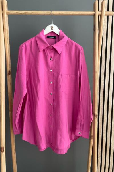 Ceremony Cepli Pembe Gömlek Pembe