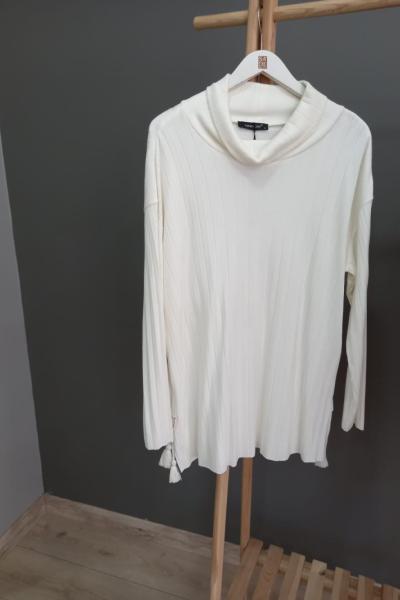 Ceremony Fitilli Triko Tunik Ekru