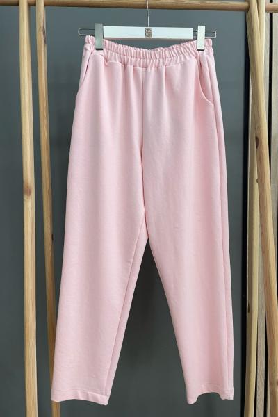 Ceremony Havuç Paça Rahat Pantolon  Pembe