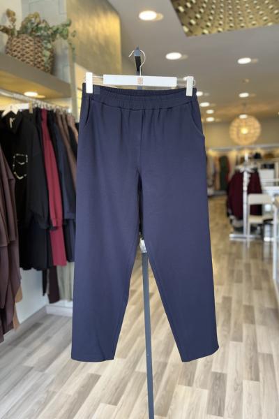 Ceremony 2026 KIŞ Havuç Paça Çelik Pantolon Lacivert