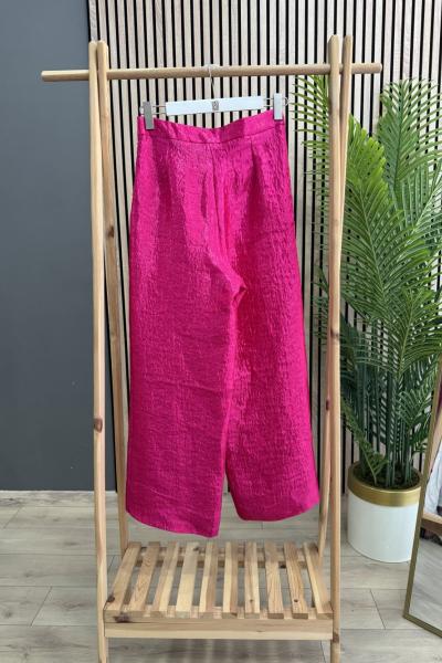 Ceremony Janjanlı Pantolon Pembe