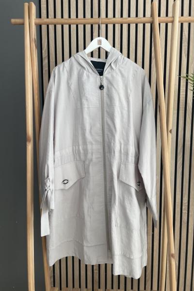 Ceremony Kapüşonlu Kolları Bağlamalı Dubai Kap Taş Rengi