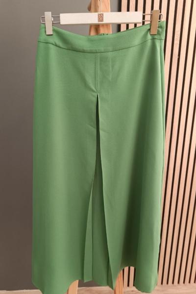 Ceremony Finike Plikaşe Etek Yeşil