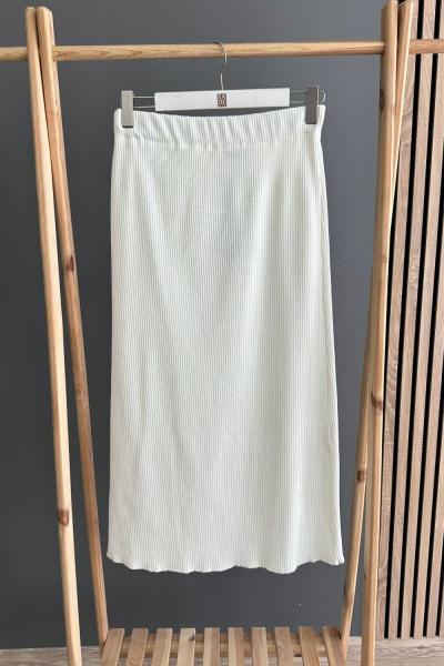 Ceremony Fitilli Etek Beyaz