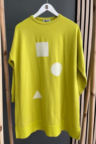 Şirin Geometrik Merserize Tunik Asit