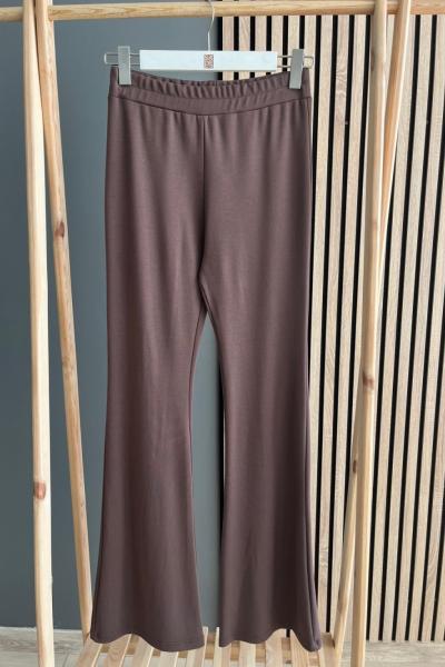 Ceremony İspanyol Paça Pantolon Acı Kahve