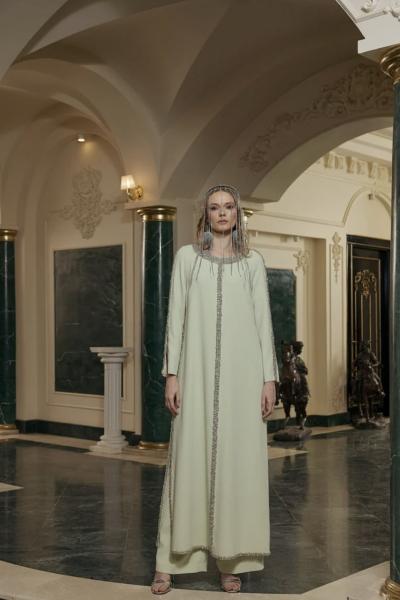 Jamila Sarah Taşlı Simin Takım Fıstık Yeşili