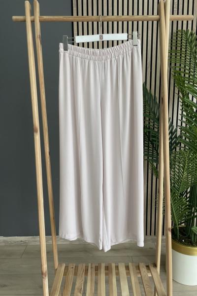 Lamazi Lamazi Önü Dikişli Pantolon Taş Rengi