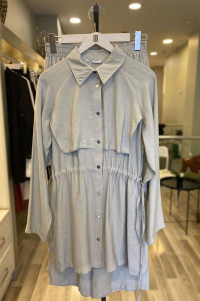 Magazin Belden Büzgü Takım Taş Rengi