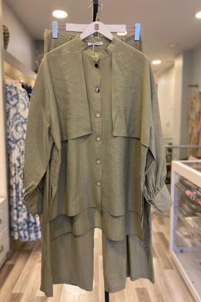 Magazin Lyocell Takım  Yeşil