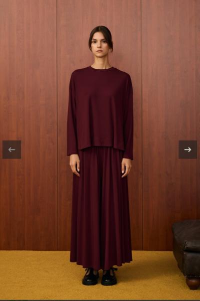 Merwish Alie Takım Bordo