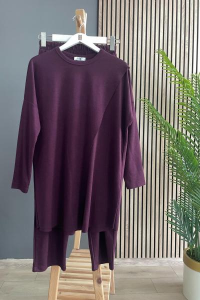 Merwish Bambu Makas Takım Mürdüm