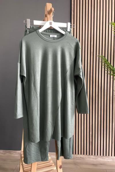 Merwish Bambu Makas Takım Haki