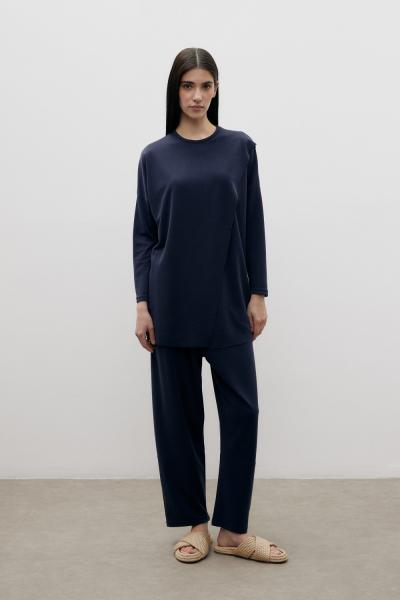 Merwish Bambu Makas Takım Lacivert