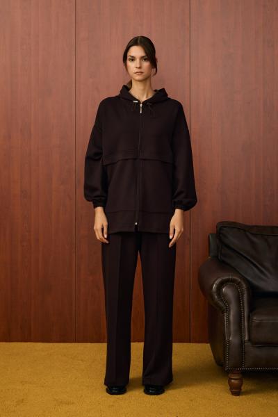 Merwish Basic Takım  Kahverengi