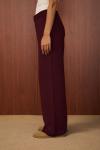 Merwish Basic Triko Pantolon  Bordo
