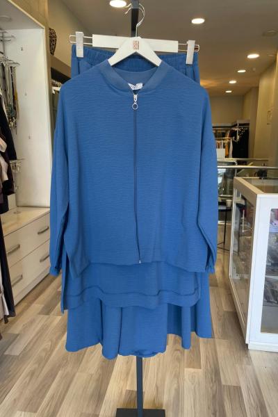 Merwish Celly Takım İndigo