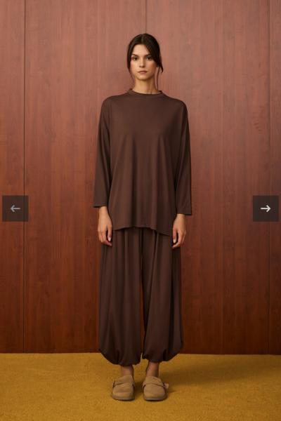 Merwish Feyz Takım Kahverengi