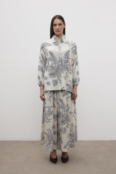 Merwish Flower Takım Lacivert