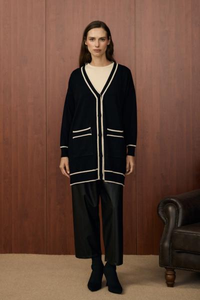 Merwish Kolej Hırka Siyah