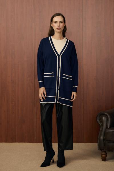 Merwish Kolej Hırka Lacivert