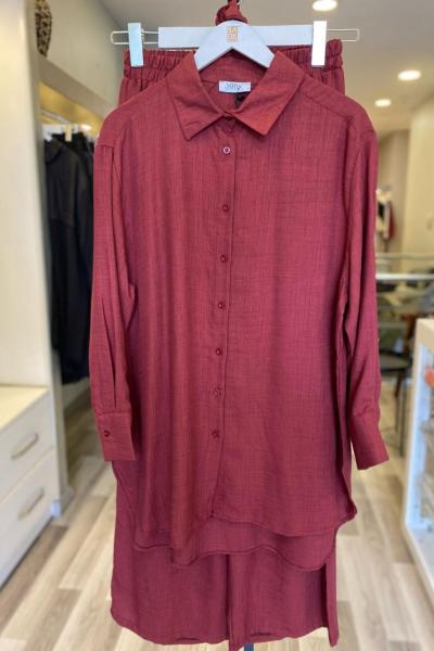 Merwish Malibu Takım Bordo