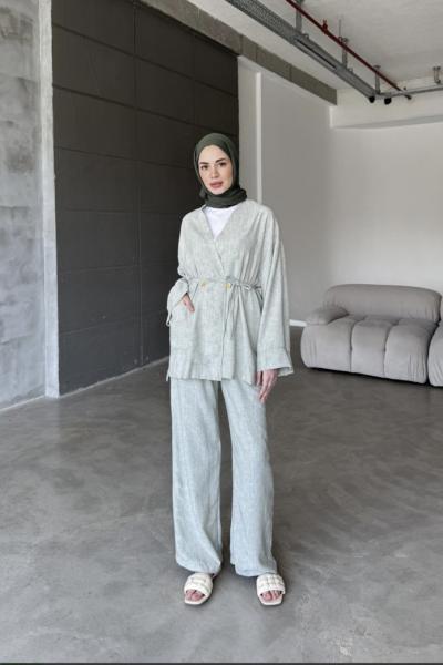 Merwish Mikanos Takım Su Yeşili