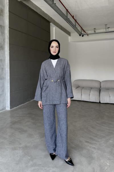 Merwish Mikanos Takım Antrasit