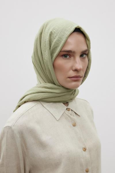 Merwish Organik Şal Mint Yeşili