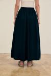 Merwish Poplin Basic Etek Siyah