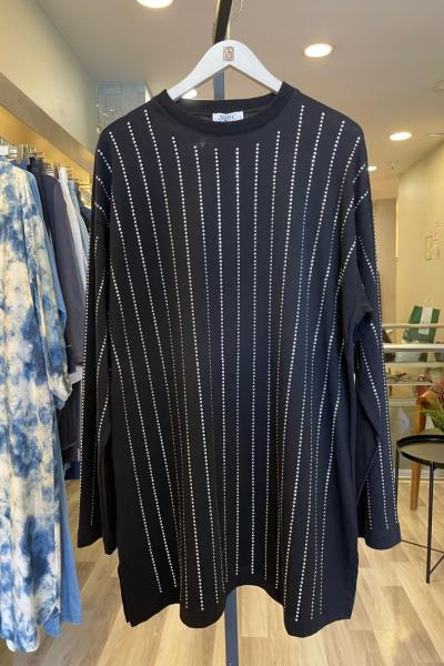 Merwish Shine Tshirt Siyah