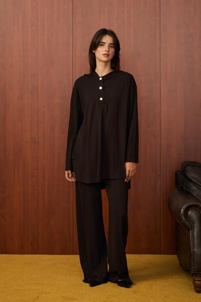 Merwish Spor Takım Kahverengi