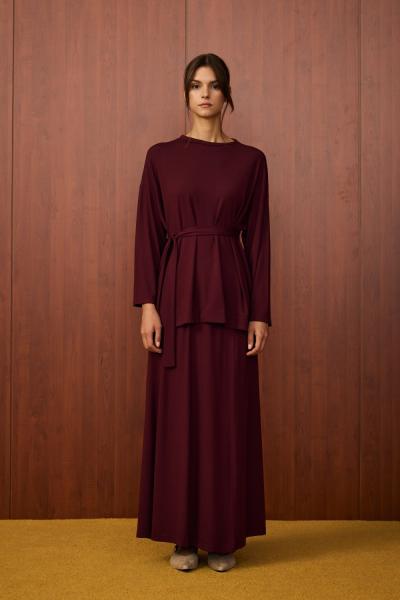 Merwish Venice Takım  Bordo