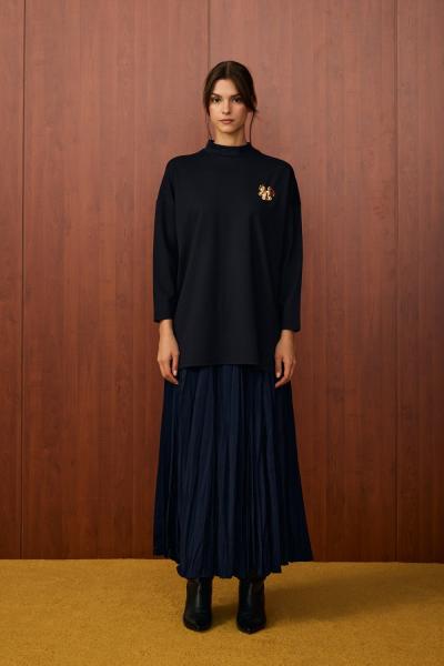 Merwish Vega Tunik Lacivert