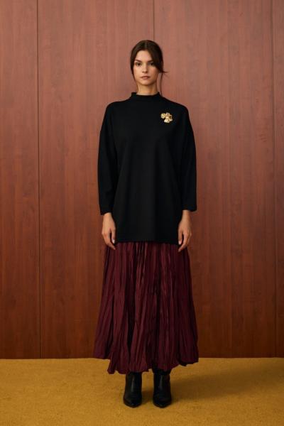 Merwish Vega Tunik Siyah