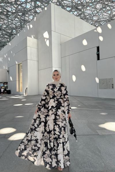 Merwish Yaz Elbise Siyah