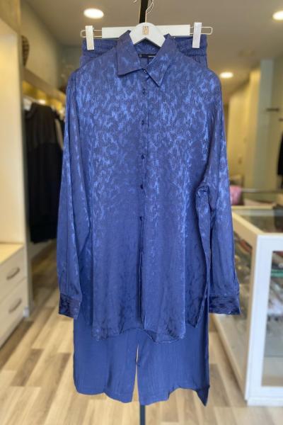 Orfeo Negro Jakarlı Takım İndigo