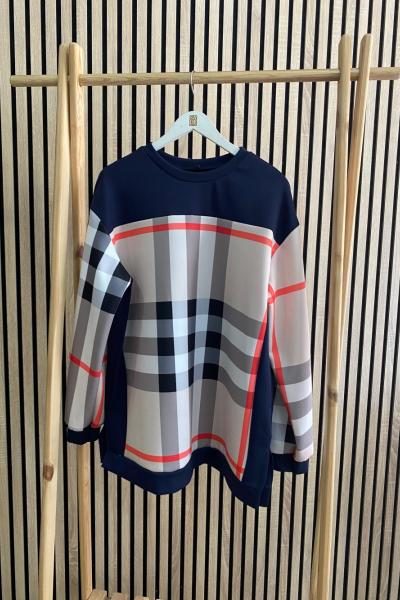 Pilise Burberry Tunik Lacivert