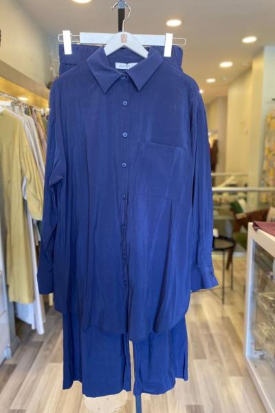 Puane Almond Takım Lacivert