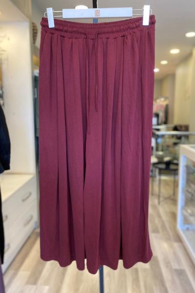 Puane Modal Pantolon Etek Bordo