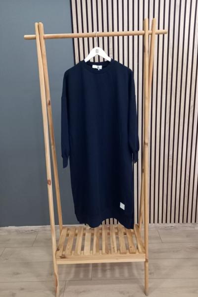 Sade Butik Soul Basic Uzun Tunik Lacivert