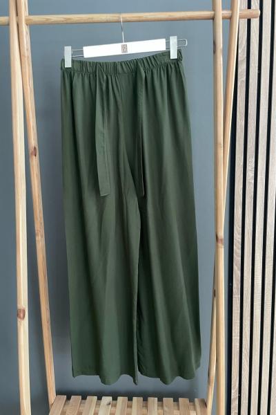 SADE Yumuşak Pamuk Pantolon Haki