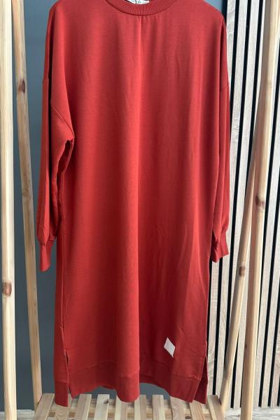 Puane Uzun Boy Tunik Kiremit