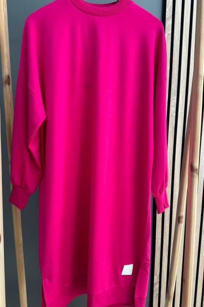 Puane Uzun Boy Tunik Fuşya