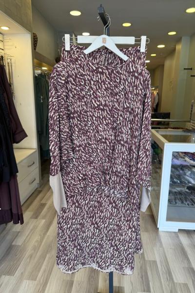 Ceremony Mia Etekli Takım Karışık Desenli