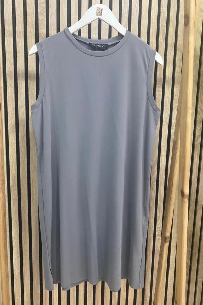 Ceremony Sıfır Kol İçlik Gri