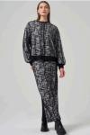 Ceremony 2026 KIŞ Tül Detaylı Baskılı Triko Etekli Takım Gri