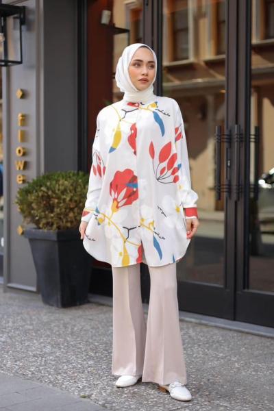 Lamazi İspanyol Paça Pantolon Taş Rengi